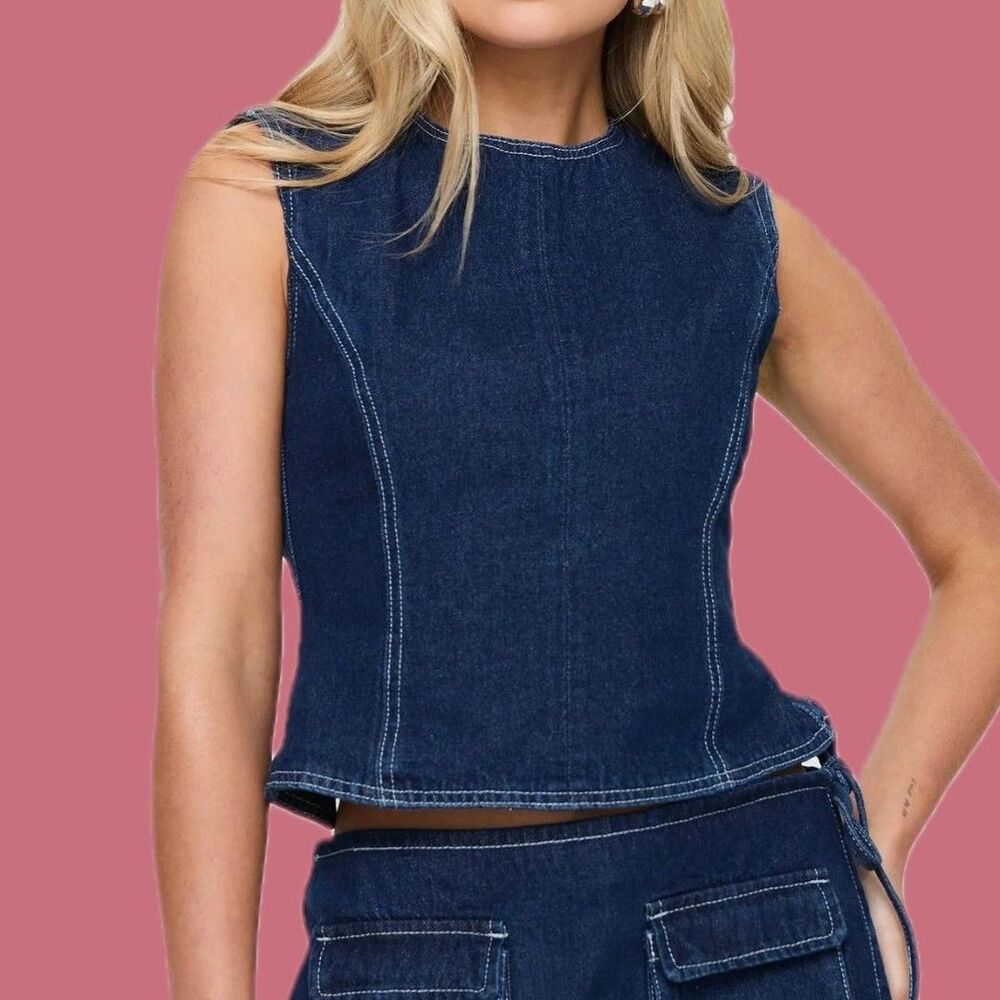 Lioness Countryside Denim Top